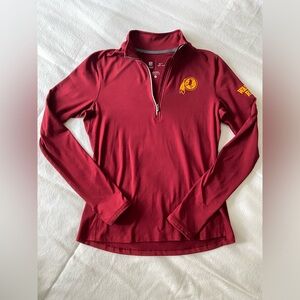 NIKE Washington Redskins 1/4 Zip Pullover